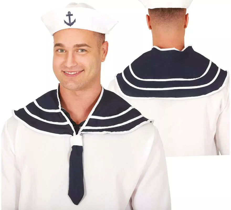 Translation missing: es.Conjunto de Marinero: gorro y pañuelo