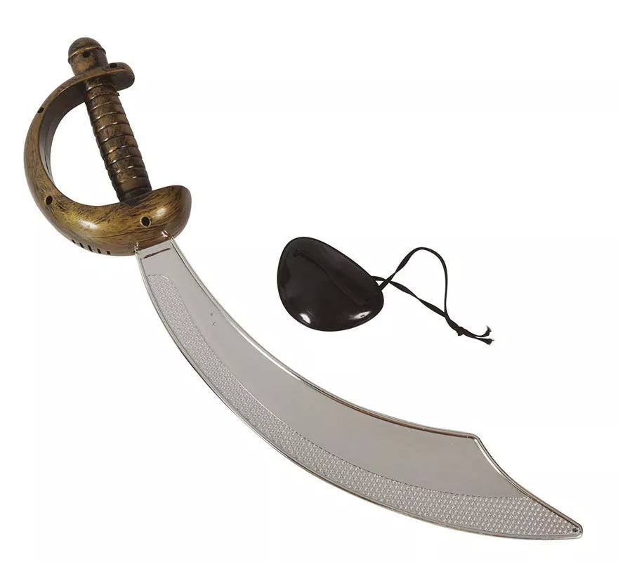 Translation missing: it.Conjunto de Sable pirata 47 cm. y parche