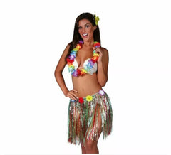 Set da 3 pezzi hawaiano in vari colori per donna