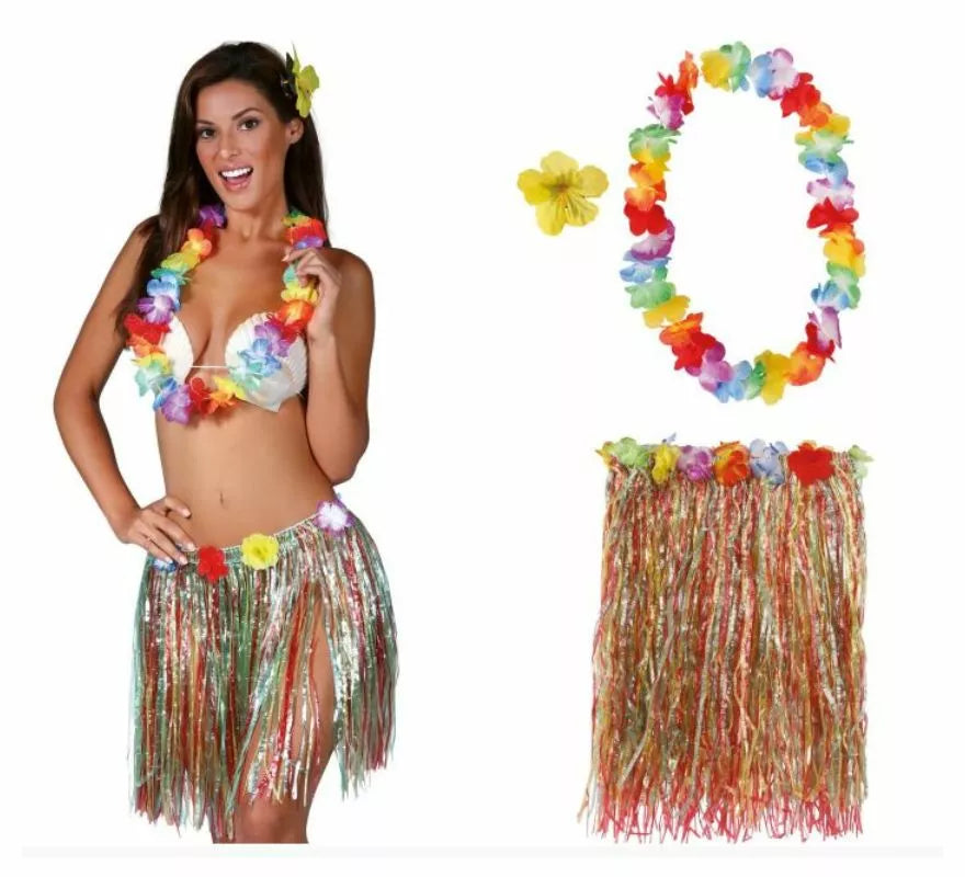Translation missing: es.Conjunto Hawaiano de 3 Piezas en varios colores para mujer