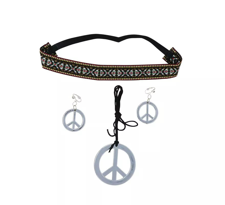 Translation missing: it.Conjunto Hippie de pendientes, collar y cinta