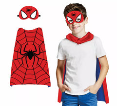 Set per bambini Super Spider: maschera e mantello da 70 cm