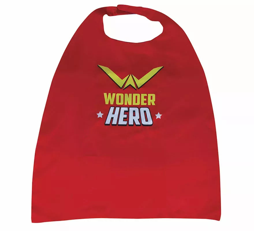 Conjunto Infantil Súper Heroína: Antifaz y capa de 70 cms