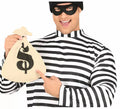 Conjunto Ladrón: Antifaz, Camisa y Bolsa de Dinero