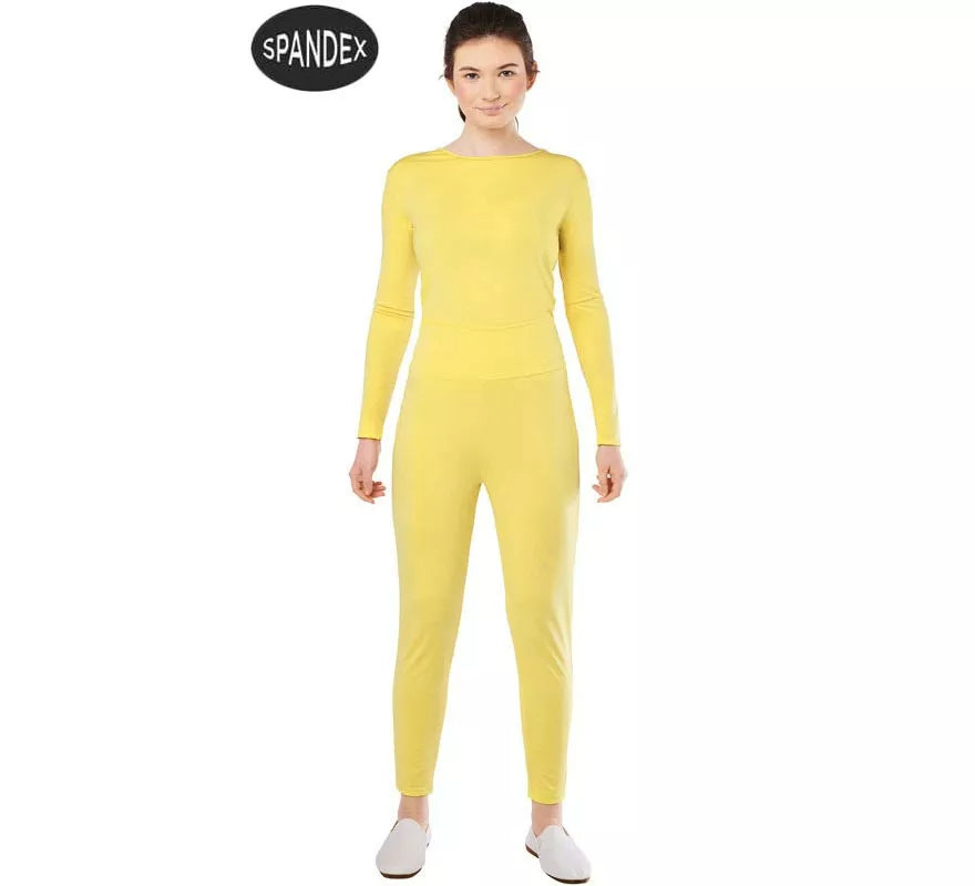 Translation missing: it.Conjunto Maillot Spandex en 2 piezas color Amarillo mujer