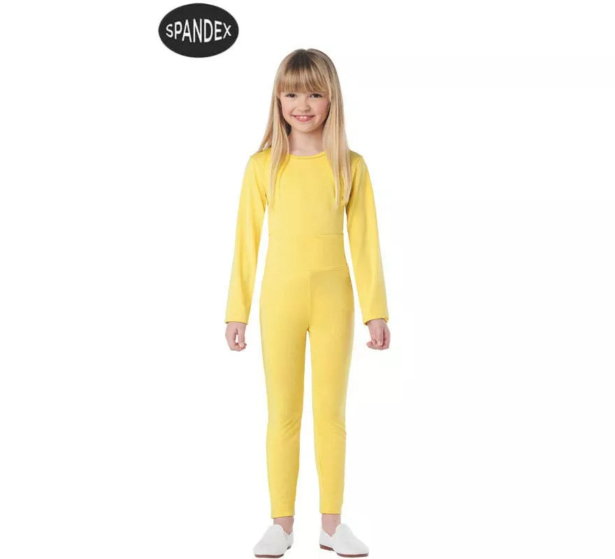 Translation missing: it.Conjunto Maillot Spandex en 2 piezas color Amarillo para niños