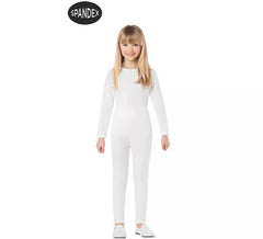 Conjunto Maillot Spandex en 2 piezas color Blanco para niños