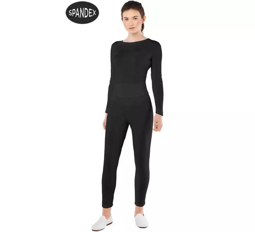 Conjunto Maillot Spandex en 2 piezas color Negro para mujer