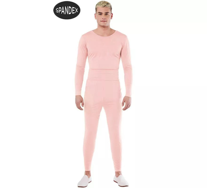 Translation missing: it.Conjunto Maillot Spandex en 2 piezas color Rosa hombre