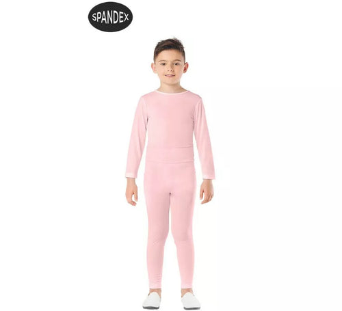 Conjunto Maillot Spandex en 2 piezas color Rosa para niños