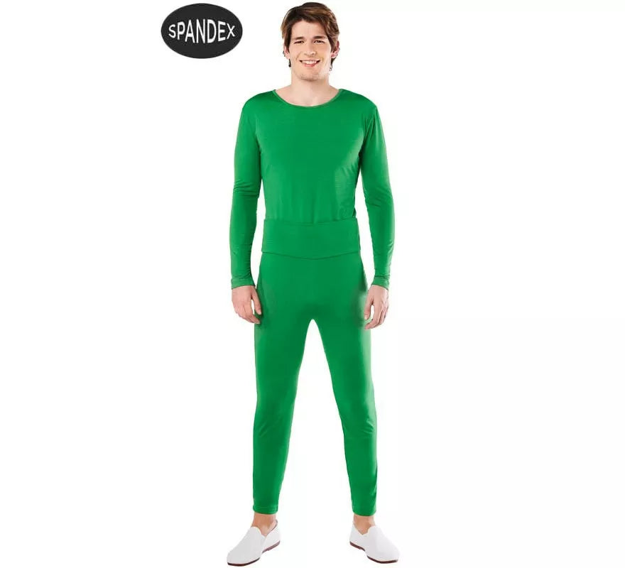 Translation missing: it.Conjunto Maillot Spandex en 2 piezas color Verde para hombre