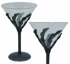 Bicchiere da cocktail a mano scheletro da 18 cm