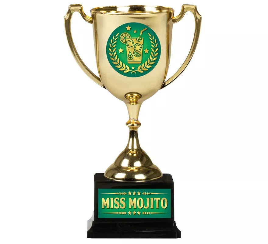 Translation missing: it.Copa Miss Mojito dorado y verde 18 cm