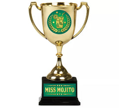 Coppa Miss Mojito oro e verde 18 cm