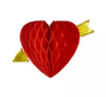 Corazón Flechado en Forma de Nido de Abeja de 13 cm/dm