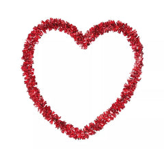 Cuore di San Valentino in fili di rame 27X27 cm