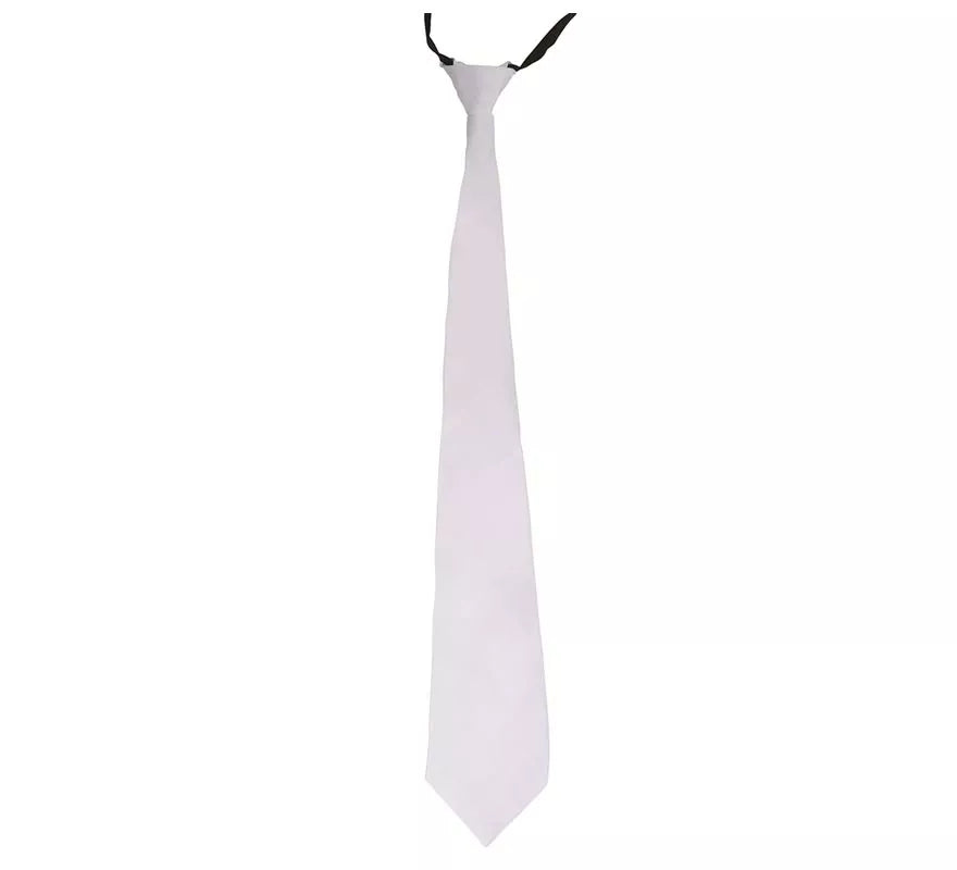 Translation missing: it.Corbata blanca de 35 cm