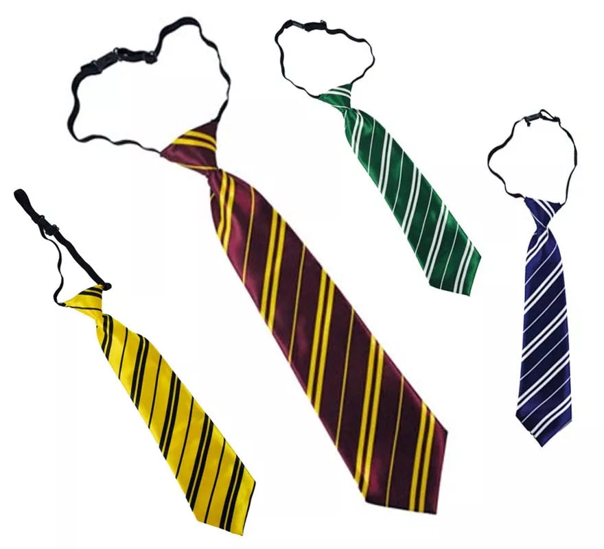 Translation missing: it.Corbata Colegial a rayas en varios colores de 37 cm