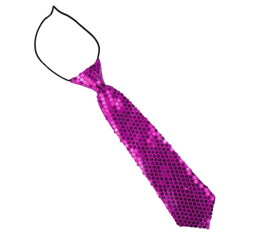 Translation missing: it.Corbata con lentejuelas infantil de 30 cm en varios colores