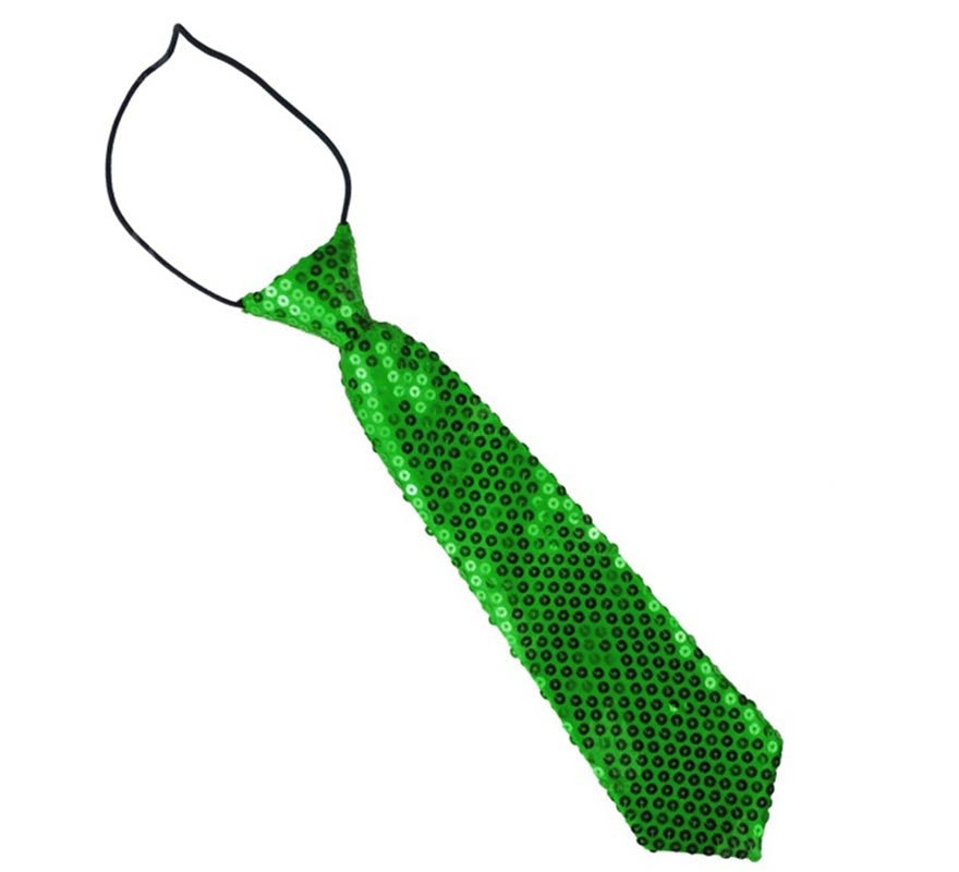 Translation missing: it.Corbata con lentejuelas infantil de 30 cm en varios colores