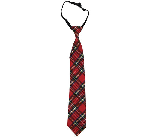 Corbata de Estudiante a cuadros de 45 cm
