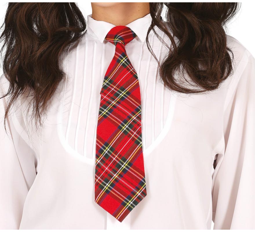 Translation missing: it.Corbata de Estudiante a cuadros de 45 cm