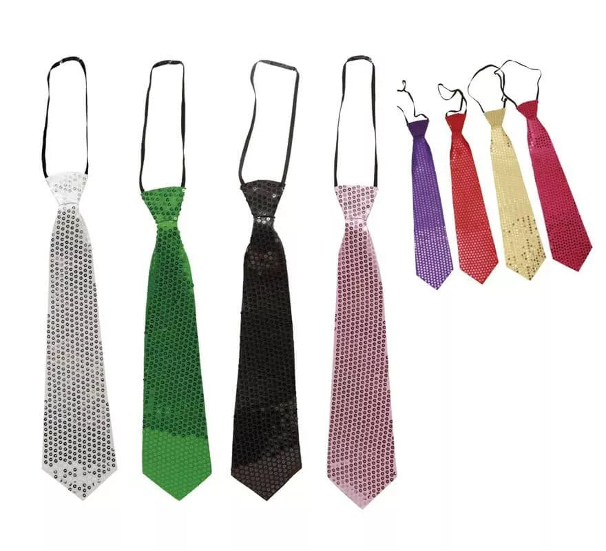 Translation missing: it.Corbata de Lentejuelas colores surtidos