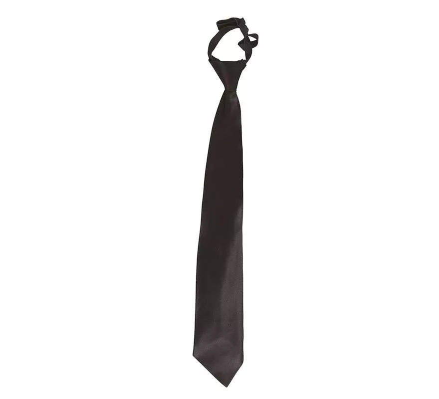 Translation missing: it.Corbata negra de 40 cm