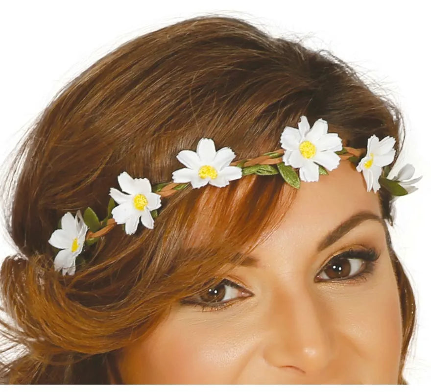 Translation missing: it.Corona con flores blancas