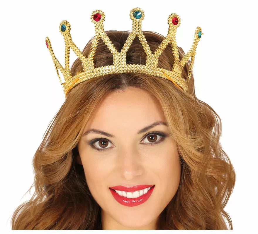 Translation missing: it.Corona de Reina Oro y Piedras