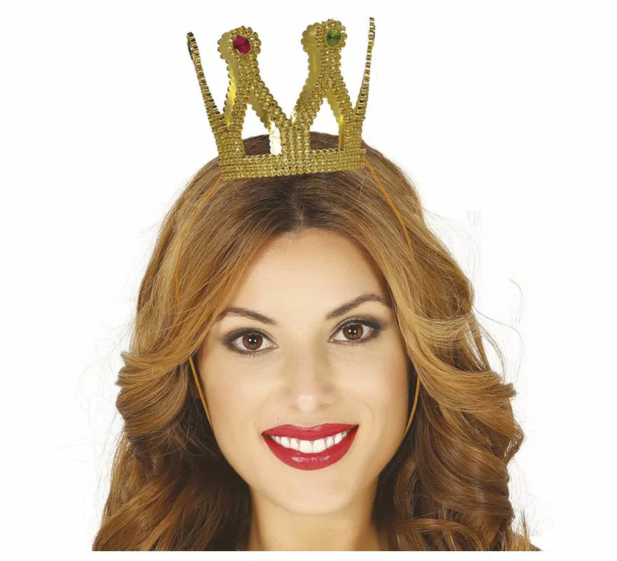 Translation missing: it.Corona de Reina Oro y Piedras