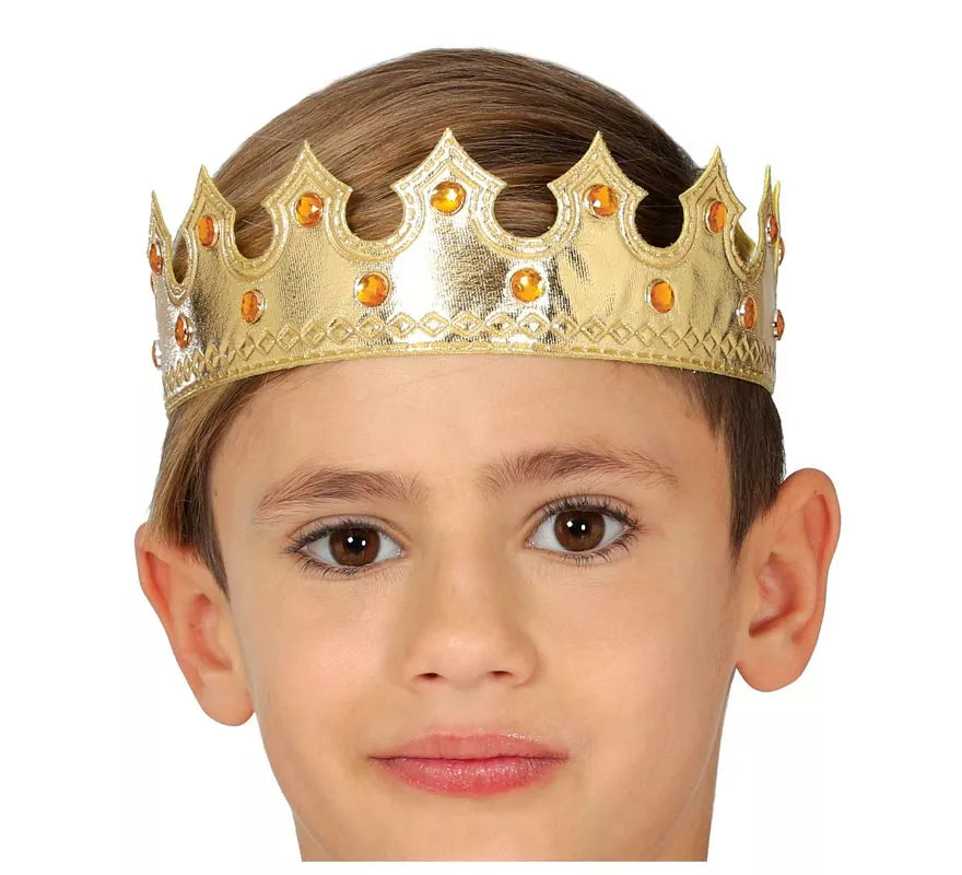 Translation missing: it.Corona de Rey Dorada Infantil