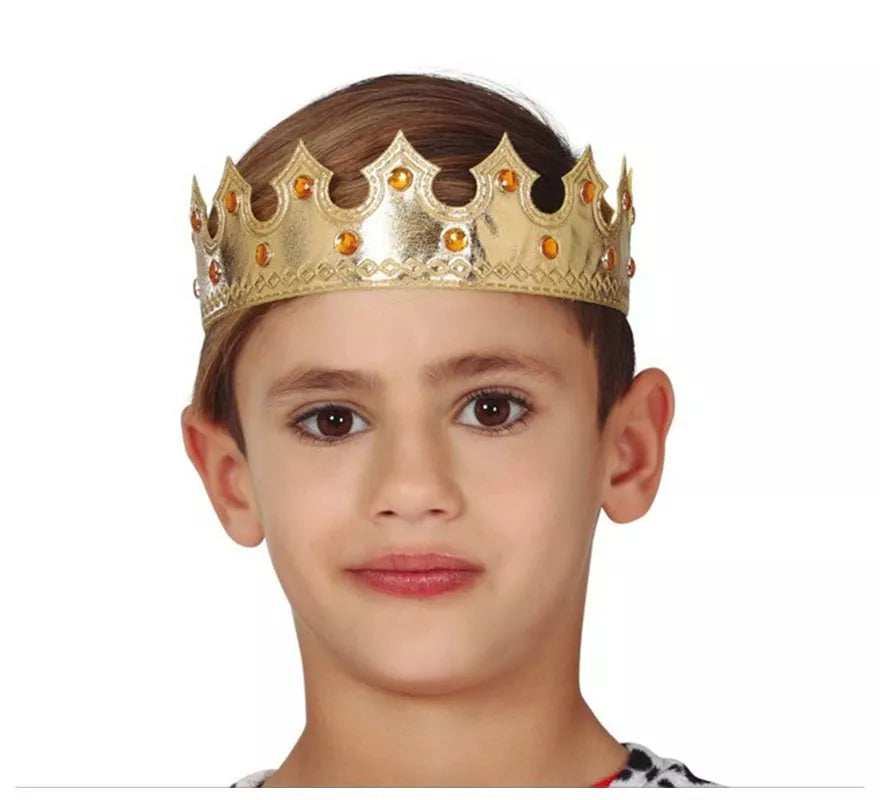 Translation missing: it.Corona de Rey Dorada Infantil