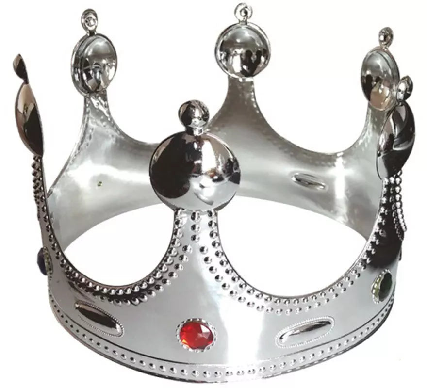 Translation missing: it.Corona de Rey Mago o Medieval Plateada