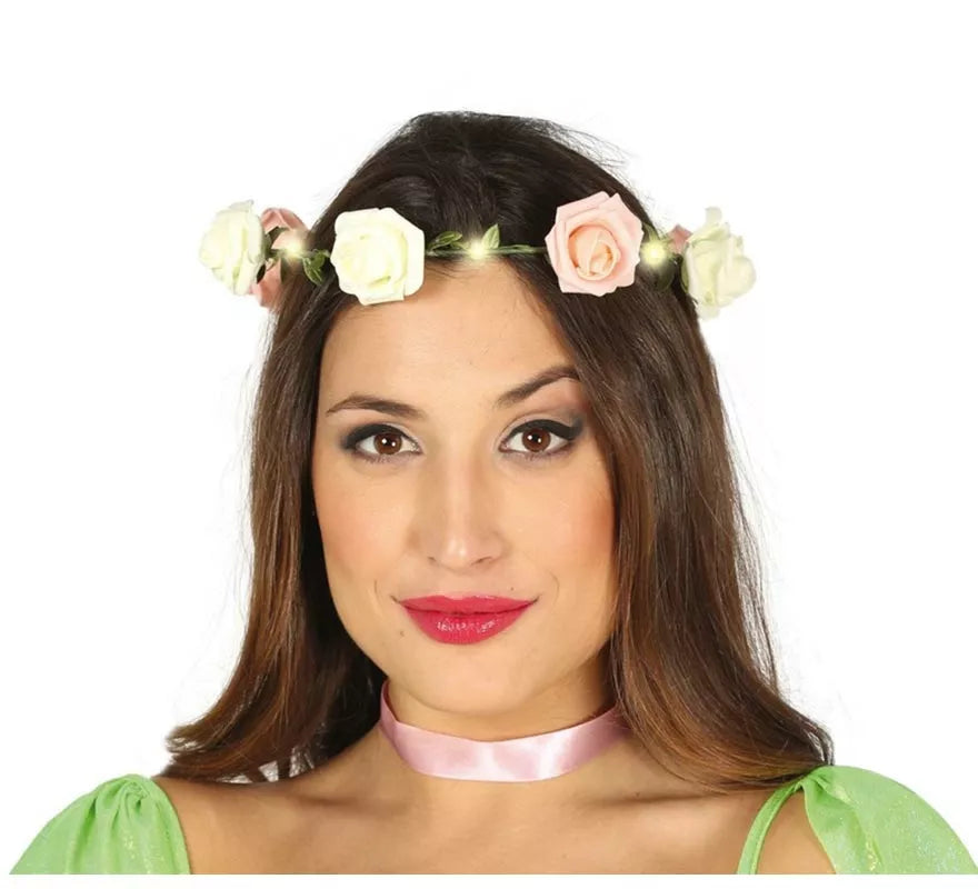 Translation missing: it.Corona de Rosas con Luz