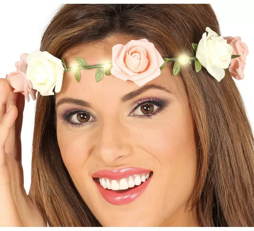Translation missing: it.Corona de Rosas con Luz