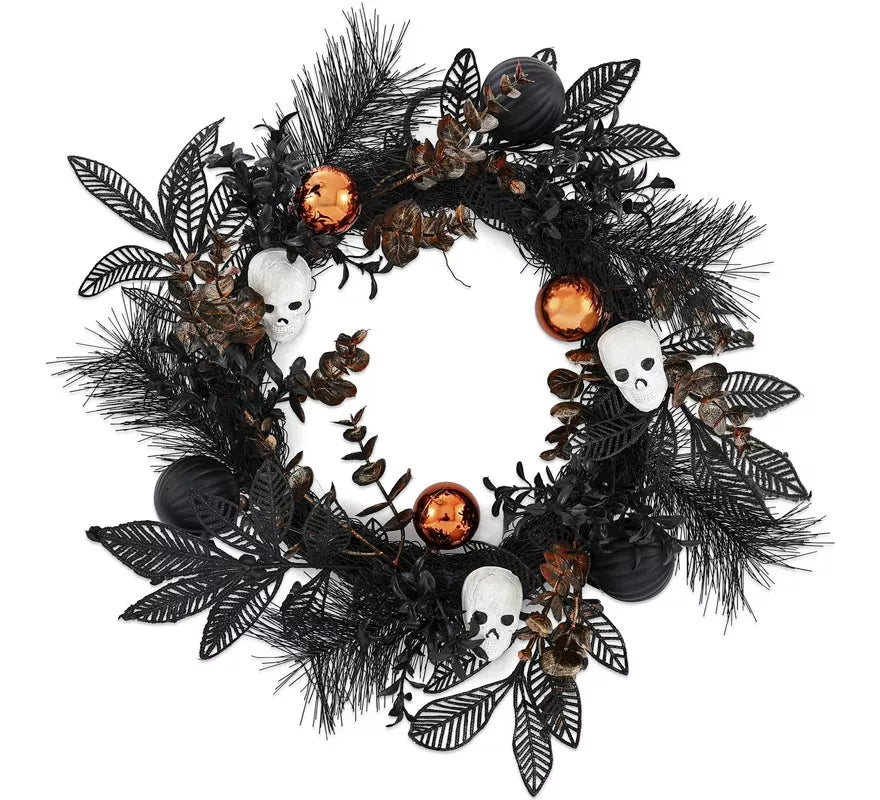 Translation missing: it.Corona Flor Halloween de 40 cm