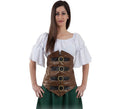 Corpiño Medieval Marrón