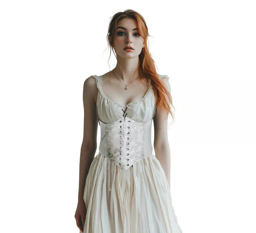 Translation missing: it.Corset blanco para mujer