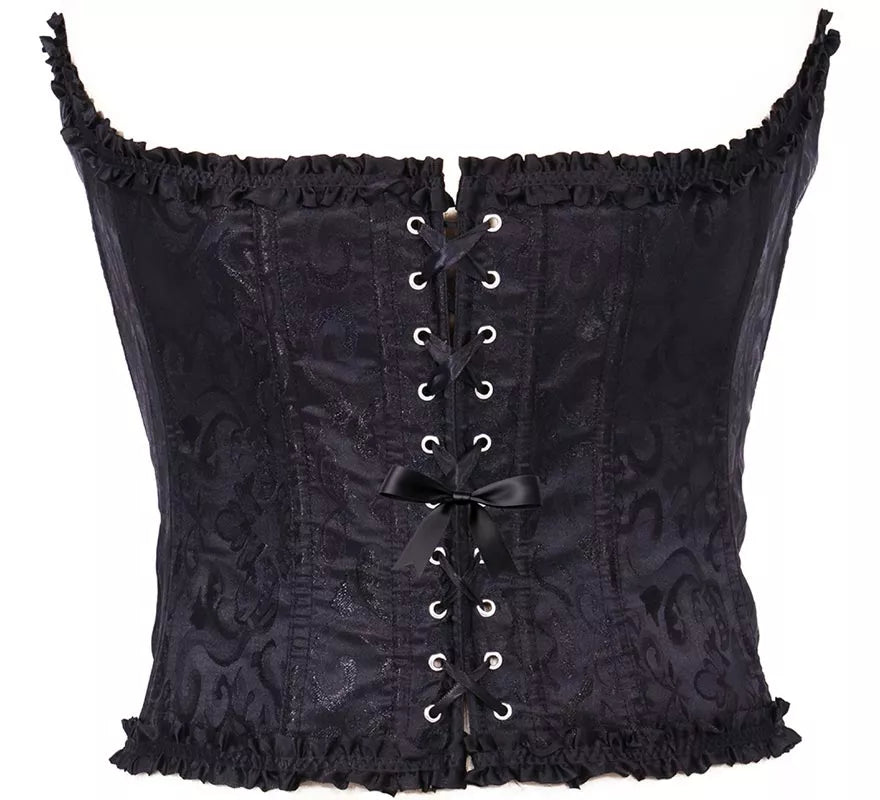 Translation missing: it.Corset negro con Lazo para mujer