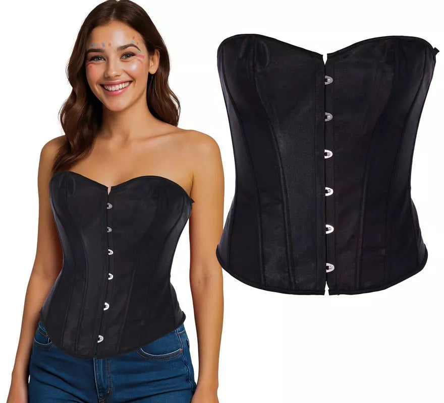 Corset negro para mujer