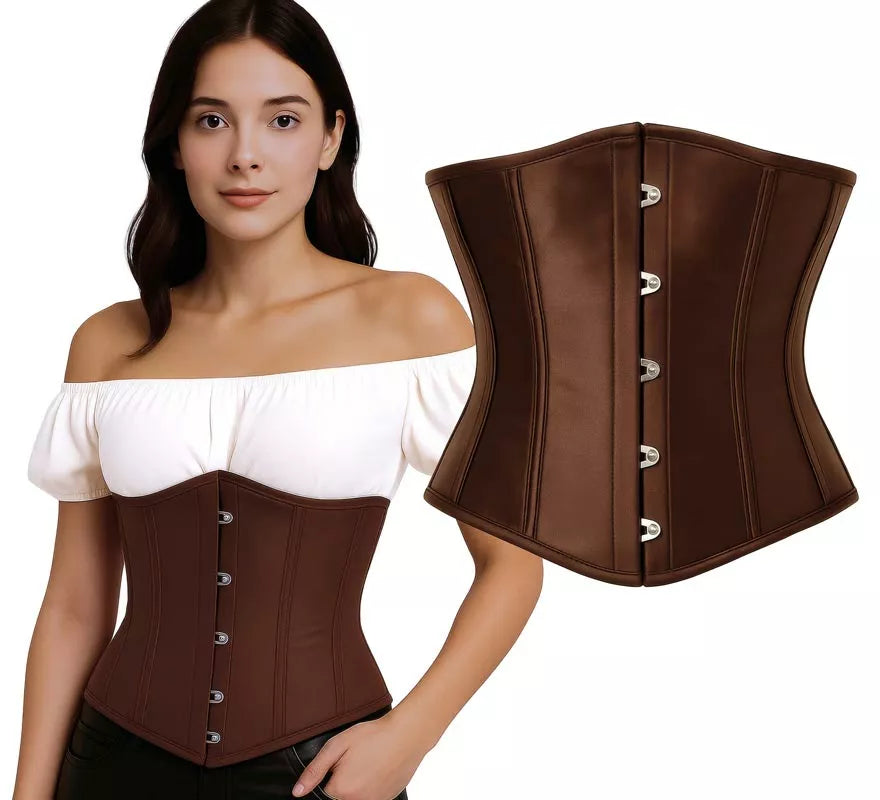 Corset Pirata marrón para mujer
