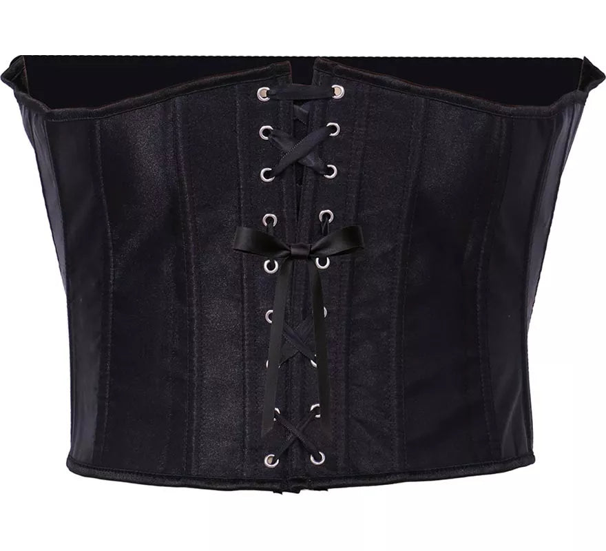 Translation missing: it.Corset Pirata negro para mujer