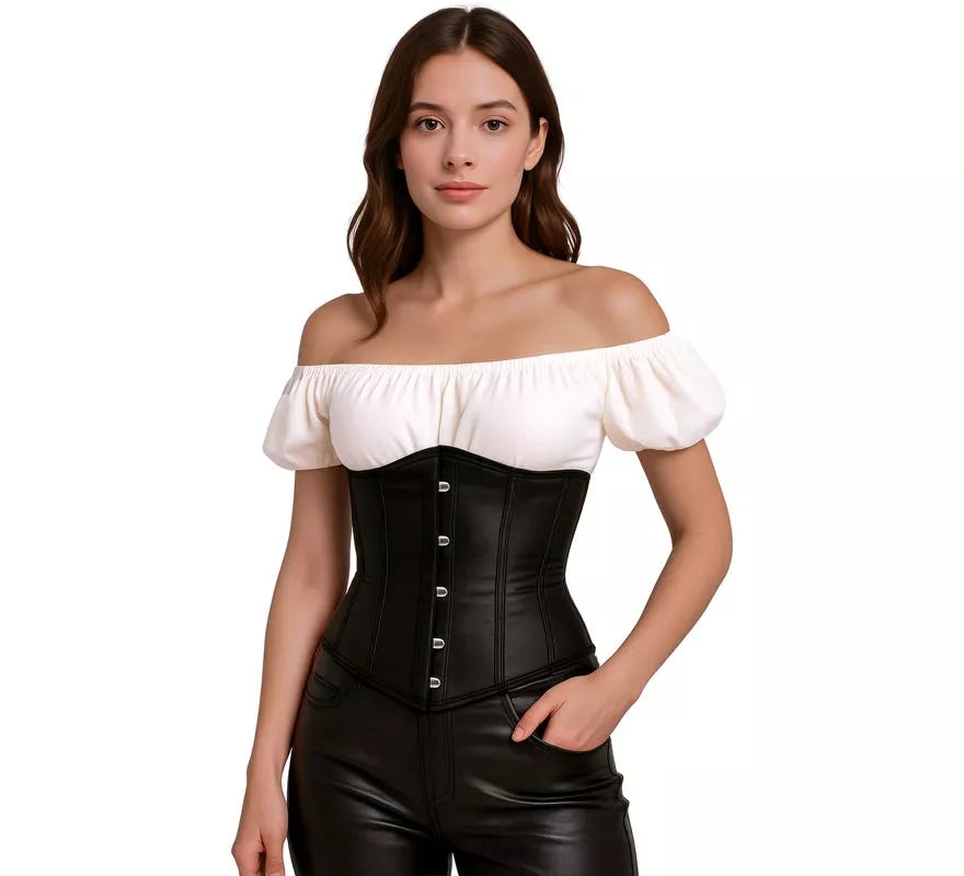 Translation missing: es.Corset Pirata negro para mujer