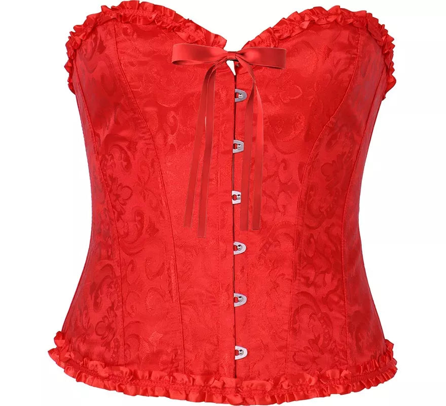 Translation missing: it.Corset rojo con Lazo para mujer