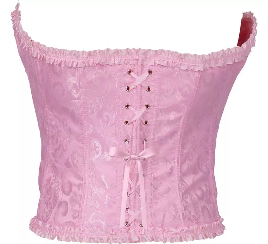 Translation missing: it.Corset rosa con Lazo para mujer