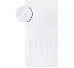 Cortina blanca de Flecos de 100x200 cm