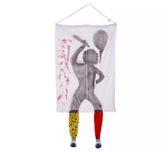 Tenda con Clown Spaventoso di 100x28x185 cm