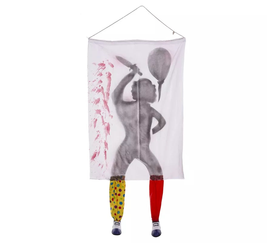 Translation missing: it.Cortina de Payaso Terrorífico de 100x28x185 cm