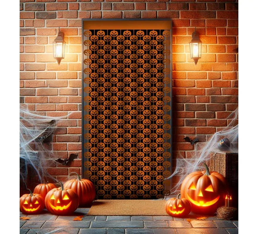 Translation missing: it.Cortina Halloween Calabazas de 1x2 m